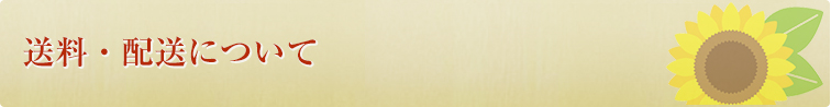 送料・配送について